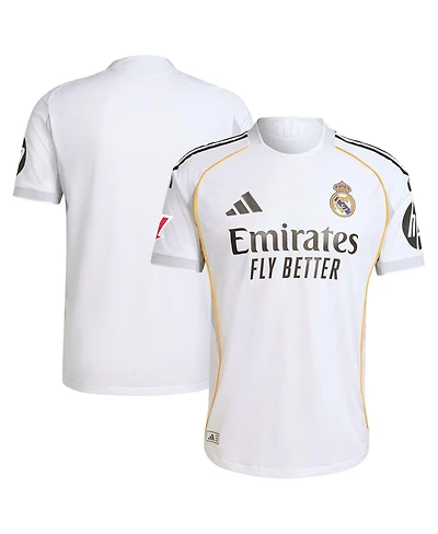 Adidas Men's White Real Madrid 2025/26 Home Authentic Jersey