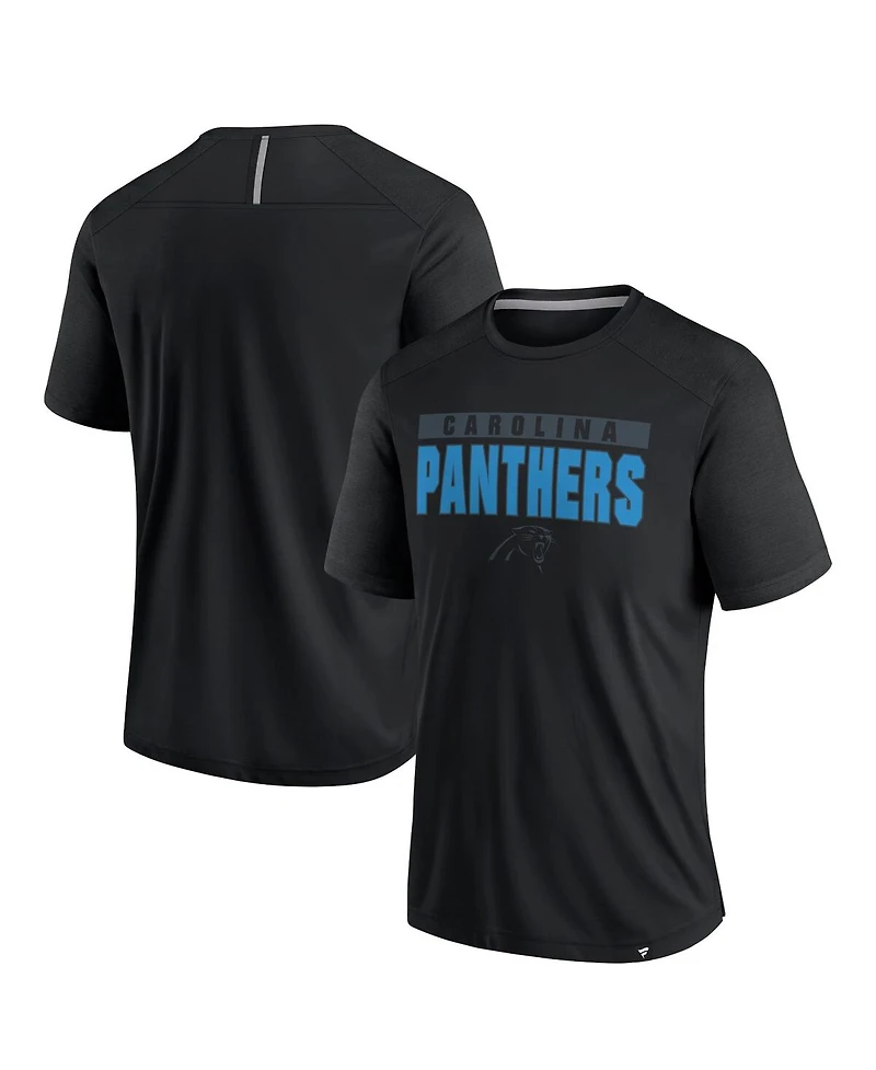 Fanatics Men's Black Carolina Panthers Defender Blackout T-Shirt