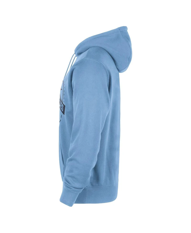 Nike Men's Light Blue Memphis Grizzlies 2025/26 Authentic Practice Club Pullover Hoodie