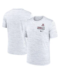 Nike Men's White Arizona Wildcats Velocity Stacked Performance T-Shirt