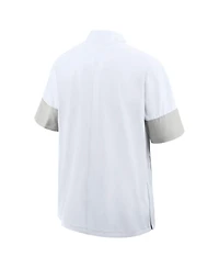 Nike Men's White Stanford Cardinal 2025 Sideline Coaches Lightweight Short Sleeve Jacket