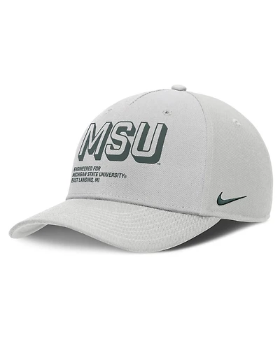 Nike Men's Gray Michigan State Spartans 2025 Sideline Dust Pinched Rise Adjustable Hat