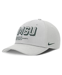 Nike Men's Gray Michigan State Spartans 2025 Sideline Dust Pinched Rise Adjustable Hat