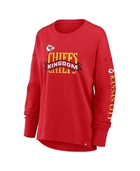 Fanatics Women's Red Kansas City Chiefs Hometown Legacy Long Sleeve T-Shirt
