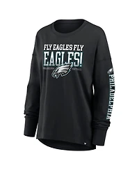 Fanatics Women's Black Philadelphia Eagles Hometown Legacy Long Sleeve T-Shirt