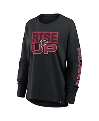 Fanatics Women's Black Atlanta Falcons Hometown Legacy Long Sleeve T-Shirt