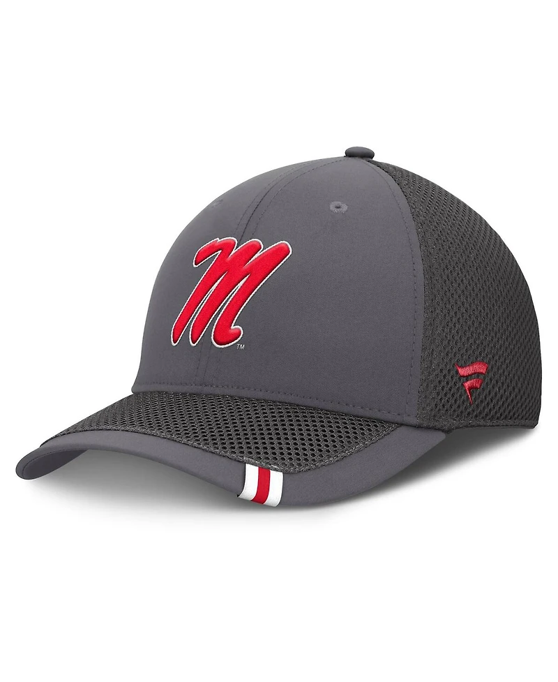 Fanatics Men's Gray Ole Miss Rebels Clincher Flex Hat