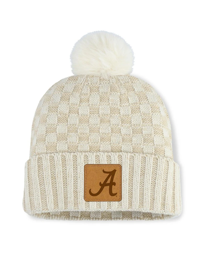 Fanatics Natural Alabama Crimson Tide Blaze Pom Knit Hat