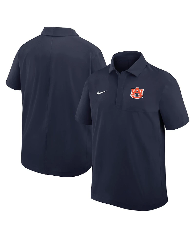 Nike Men's Navy Auburn Tigers 2025 Coaches Sideline Polo Shirt