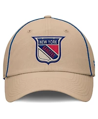 Fanatics Men's Tan New York Rangers Heritage Setoff Adjustable Hat