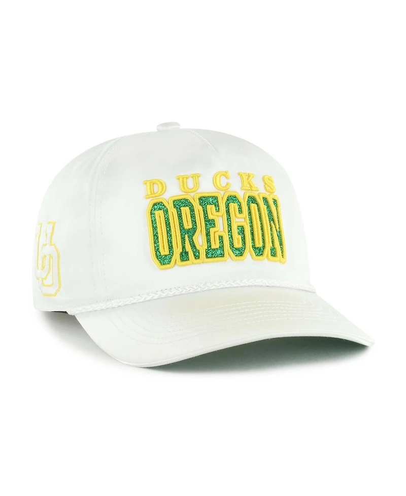 '47 Brand Women's White Oregon Ducks Outspoken Hitch Adjustable Hat