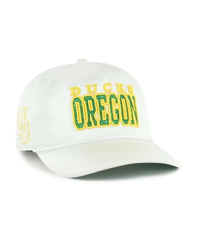 '47 Brand Women's White Oregon Ducks Outspoken Hitch Adjustable Hat
