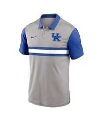 Nike Men's Gray/Royal Kentucky Wildcats Vapor Performance Polo Shirt