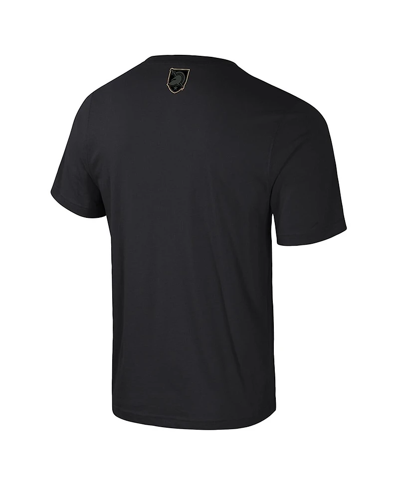 Colosseum Men's Black Army Knights Color Pop Active Blend T-Shirt