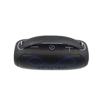 RadioShack 20W Black and Gray Wireless Bluetooth Portable Speaker with Rgb Lights Fm Radio True Wireless