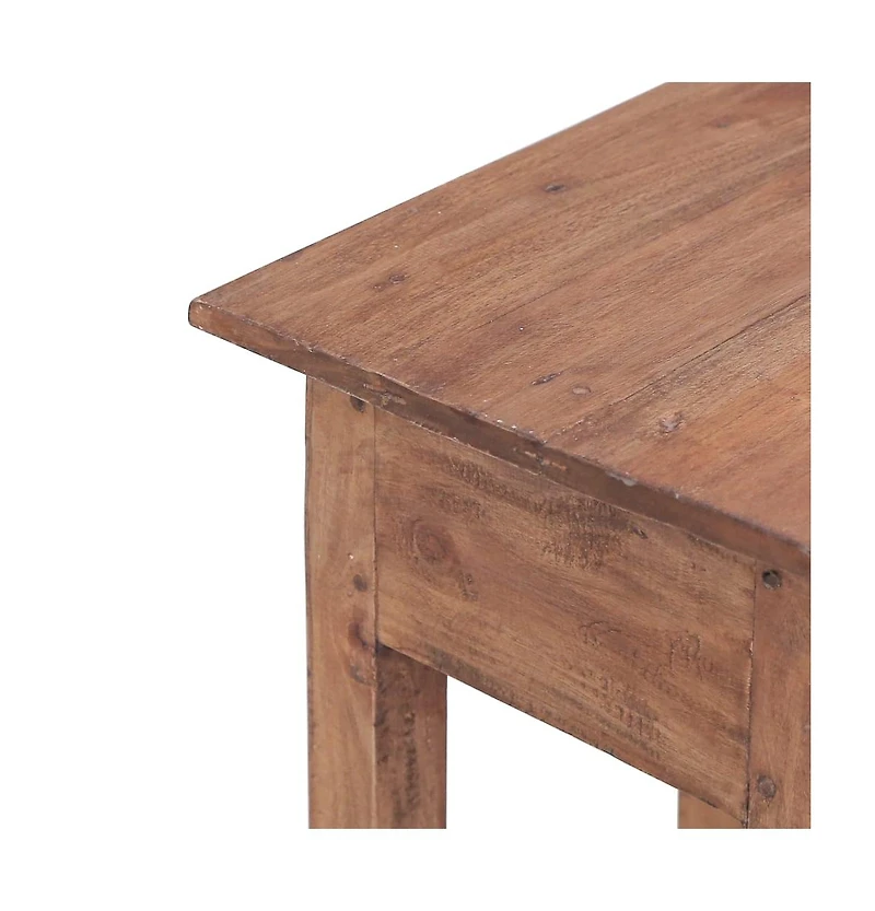 vidaXL Plant Stand 11.8"x11.8"x29.5" Solid Mahogany Wood