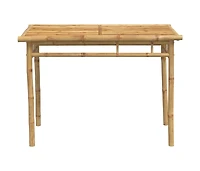 Patio Dining Table 43.3"x21.7"x29.5" Bamboo