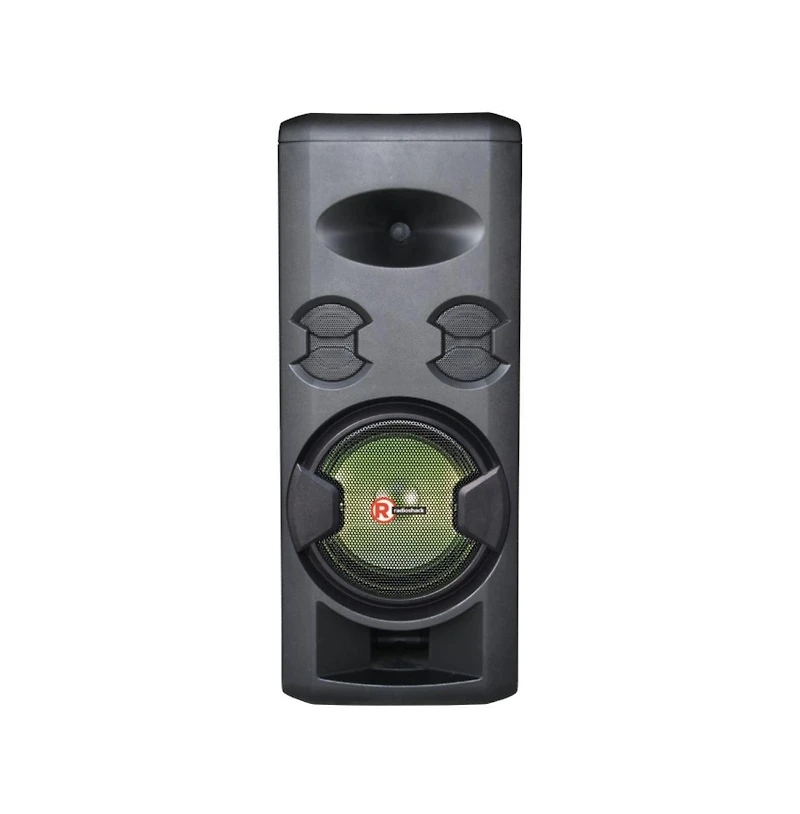 RadioShack 250W Tower Party Pa Speaker with 8 inch Woofer and Lights 4001943