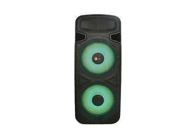 RadioShack 450W Party Tower Pa Speaker With Two 15 inch Woofers With Lights and Fm Radio 4001944
