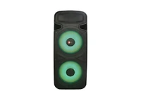 RadioShack 450W Party Tower Pa Speaker With Two 15 inch Woofers With Lights and Fm Radio 4001944