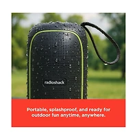 RadioShack 30W Blue and Grey Wireless Portable Speaker with Rgb Lights Fm Radio Bluetooth 5.3 4001780