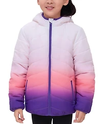 Rokka&Rolla Little and Big Girls' Reversible Fleece Jacket