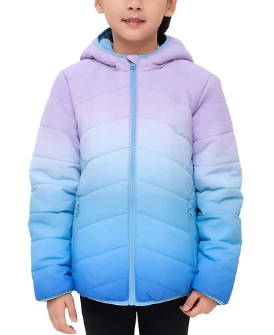 Rokka&Rolla Little and Big Girls' Reversible Fleece Jacket