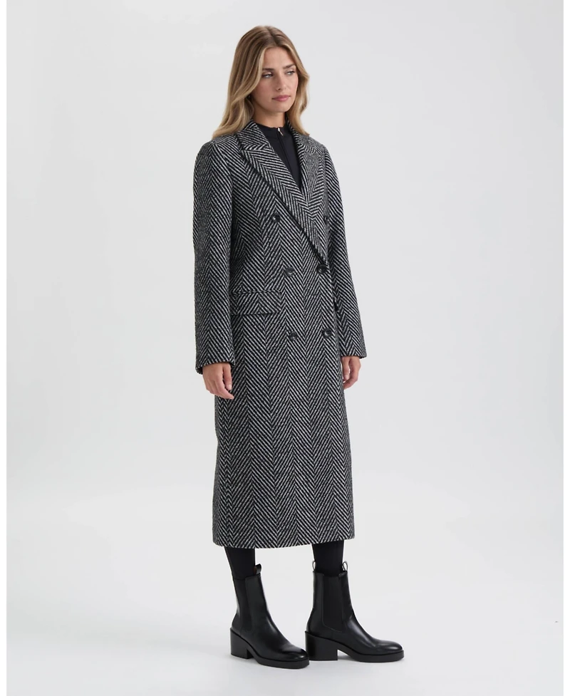Nvlt Women's Chevron Long Coat