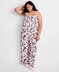 State of Day Women's 2-Piece Sleeveless Top and Pants Sleep Set, Regular Plus, Macy's Exclusive