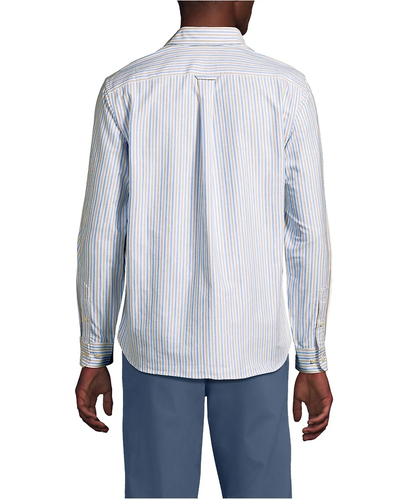 Lands' End Men's Long Sleeve Sail Rigger Oxford Shirt