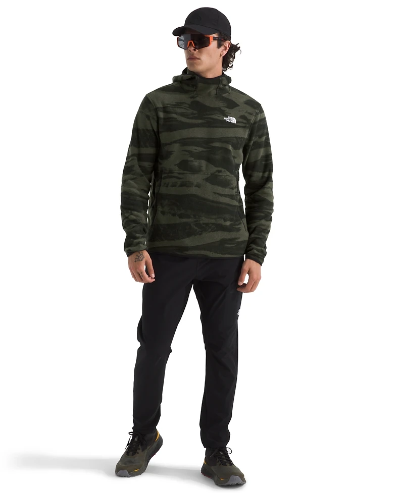 The North Face Men's Glacier Fleece Pullover Print Hoodie