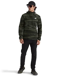The North Face Men's Glacier Fleece Pullover Print Hoodie