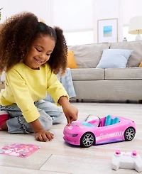 Hot Wheels Rc Barbie Convertible Toy Car