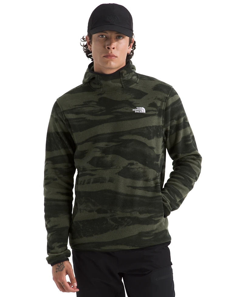 The North Face Men's Glacier Fleece Pullover Print Hoodie