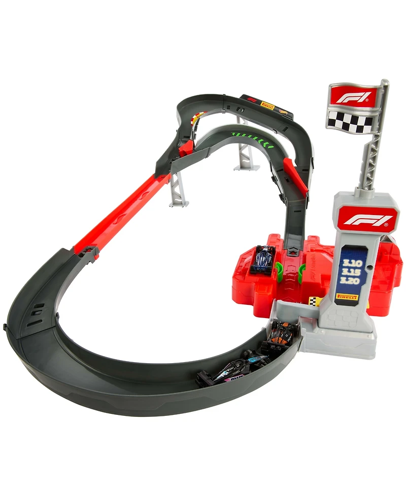 Hot Wheels Racing Formula 1 Sprint Race Circuit Track Set and cars