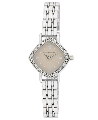 Bcbgmaxazria Women's Diamond Case Crystal Bezel Bracelet Watch
