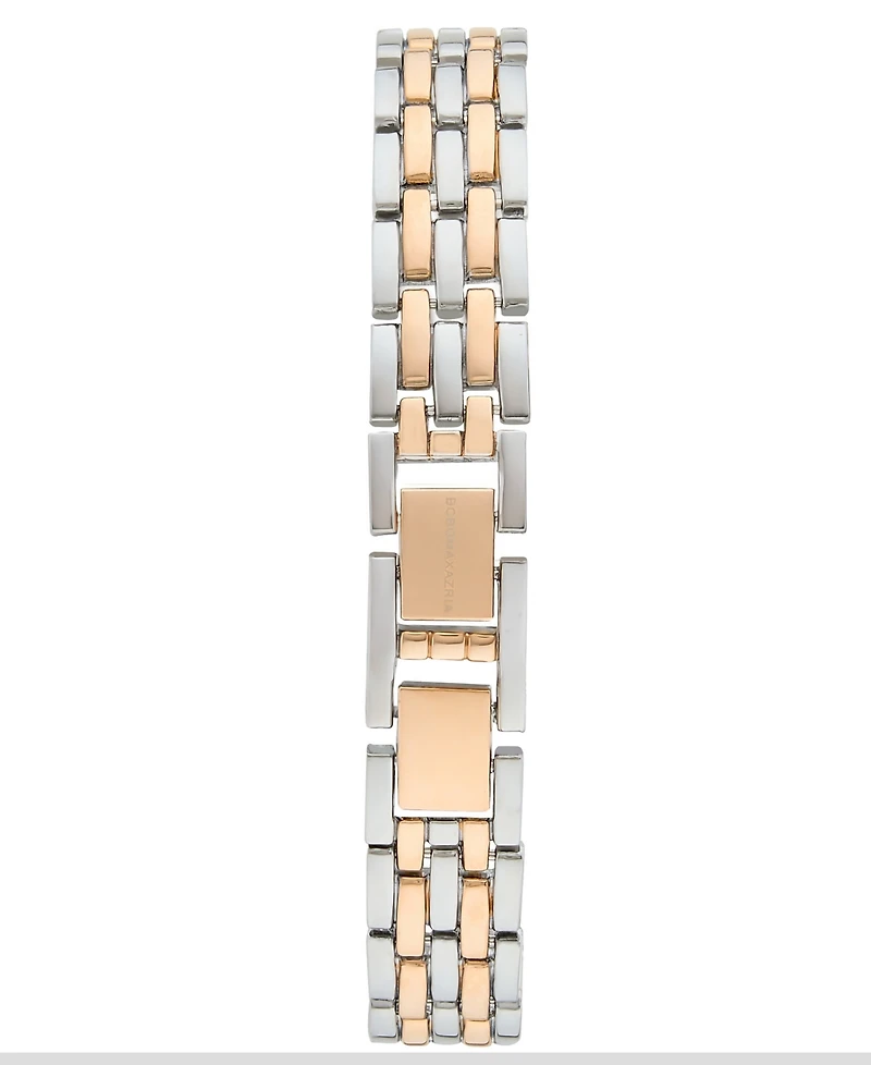 Bcbgmaxazria Women's Alara Two Tone Stainless Steel Bracelet Watch, 31mm