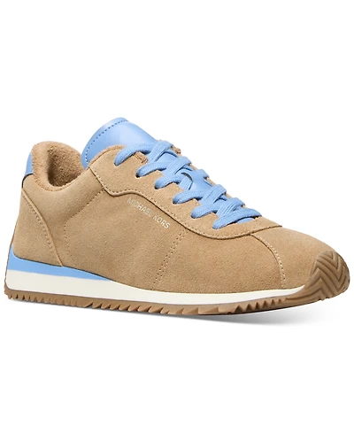 Michael Kors Women's Rhodes Two-Tone Suede Trainers