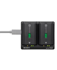 Sony Bc ZD1 Black Dual Battery Charger for Sony Z Battery Model Np FZ100