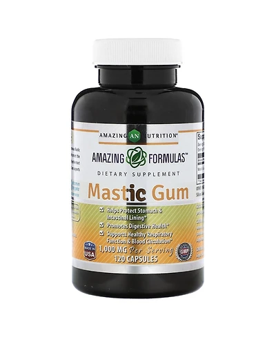 Amazing Nutrition Formulas Mastic Gum 1000 mg Per Serving 120 Capsules