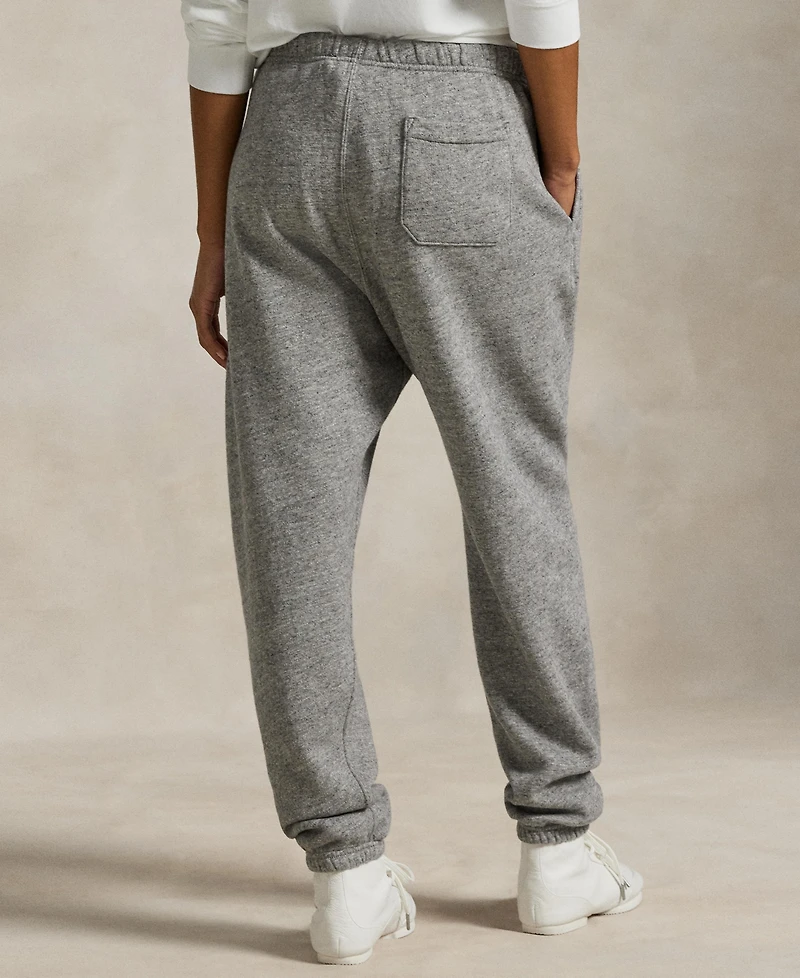 Polo Ralph Lauren Women's Pink Pony Mid-Rise Sweatpants
