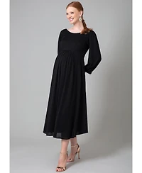 Tiffany Rose Maternity Isla Ribbed Jersey Dress