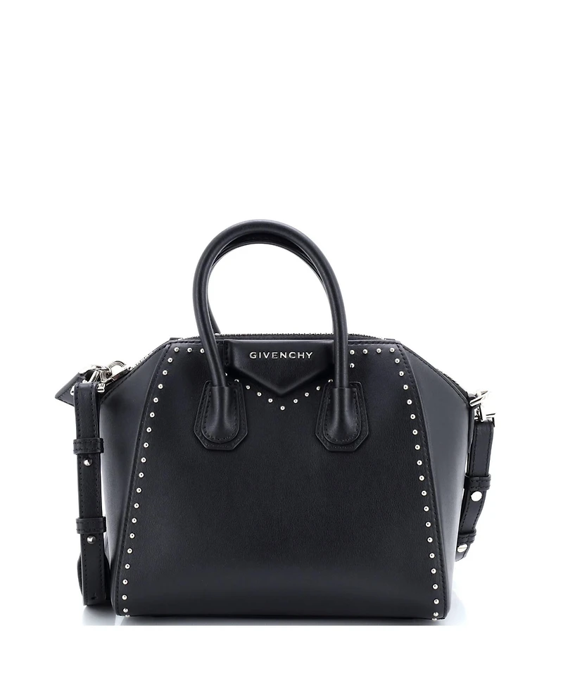 Pre-Owned Givenchy Mini Antigona Bag Studded Leather