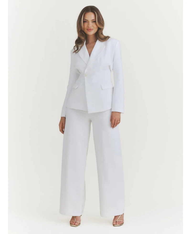 Six Stories Blake Tailored Wide Leg Pants