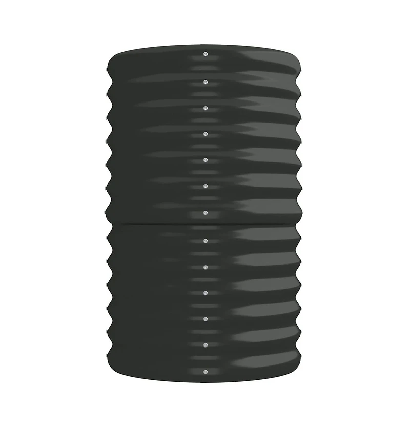 Garden Raised Bed Anthracite Powder-coated steel Large Durable