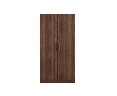 Casainc 2-Door Storage Wardrobe Cabinet Armoire with 3 Storage Shelves