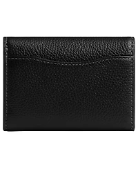 Coach Women's Polished Essential Flap Card Case
