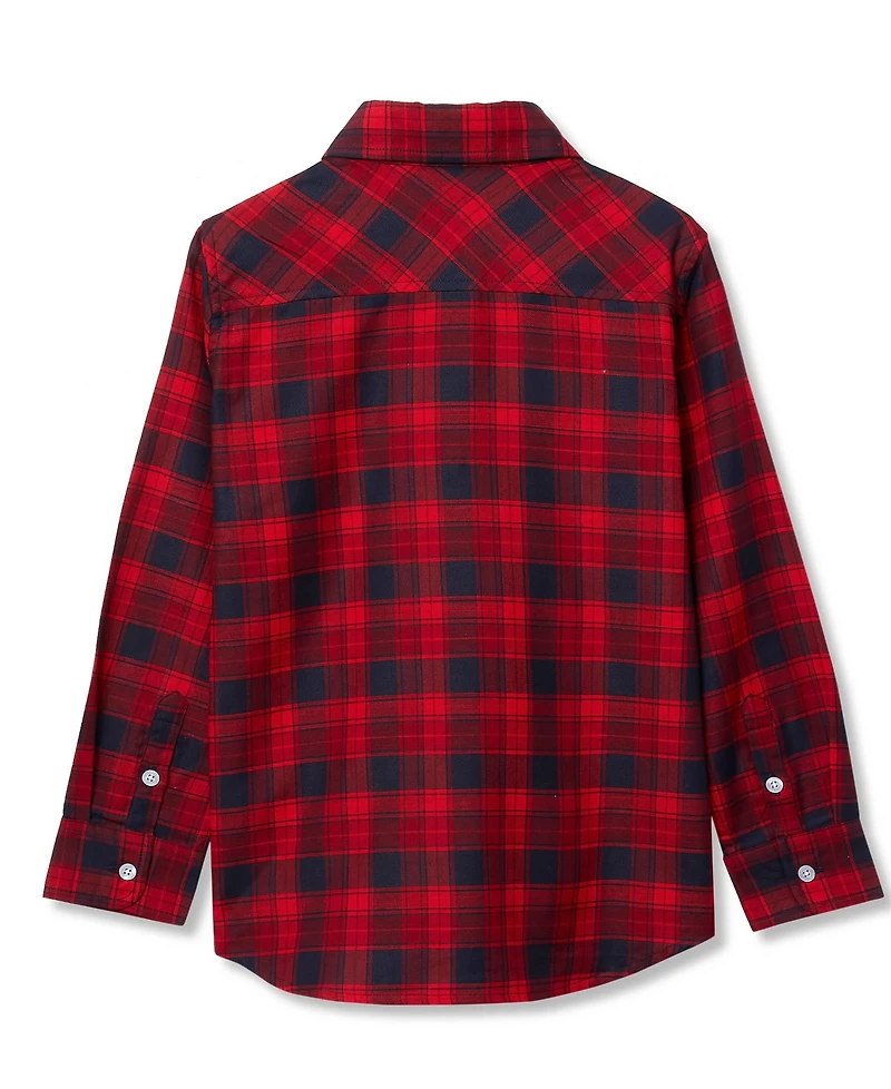 Lands' End Boys Long Sleeve Poplin Shirt