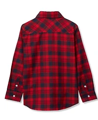 Lands' End Boys Long Sleeve Poplin Shirt