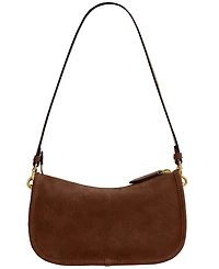 Coach Waverly Small Suede Shoulder Bag